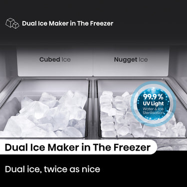 Factory second/Carton damaged Hisense 640 L PureFlex French Door Fridge – Stainless Steel (HRCD640TSW)